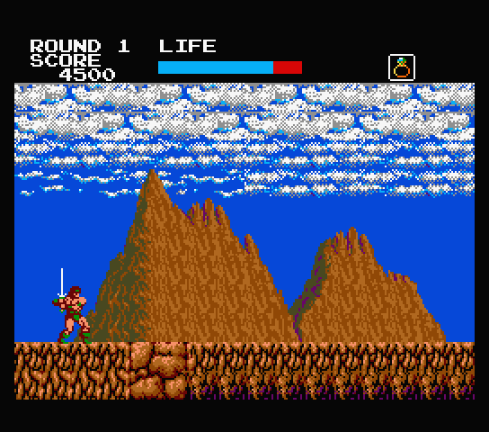 Rastan Saga screenshot 3 for MSX2